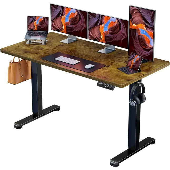 Electric Height Adjustable Standing Desk Home Office By Hign by zapcart