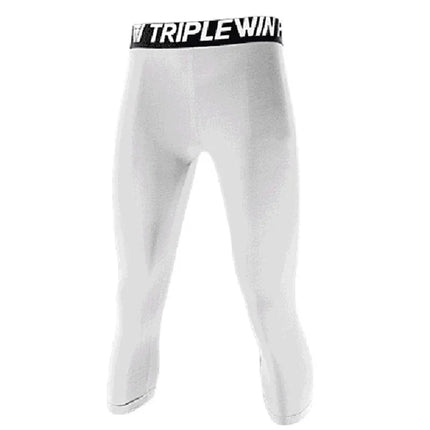 VINTOHOXNCN Men Capri Tights Quick Dry Running Leggings by zapcart