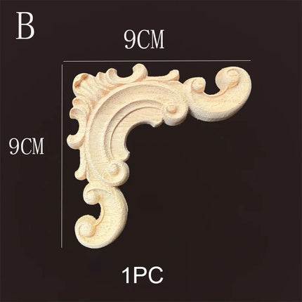 MaYupeT Premium Wood Corner Joint Appliques For Living Room by zapcart