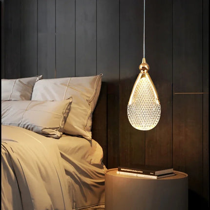 Fensycoco Acrylic Pendant Light Adjustable Cord For Dining by zapcart