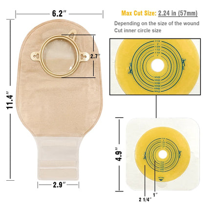 Choice Ostomy Supplies Two Piece Drainable Colostomy Bags by zapcart