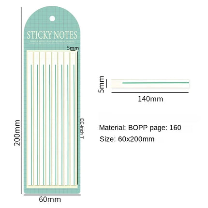 Pelsone Notes Waterproof Transparent Index Tabs Office by zapcart