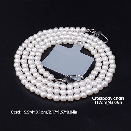 BAPPSUSCN Pearl Phone Lanyard Anti Lost Clip For Women by zapcart