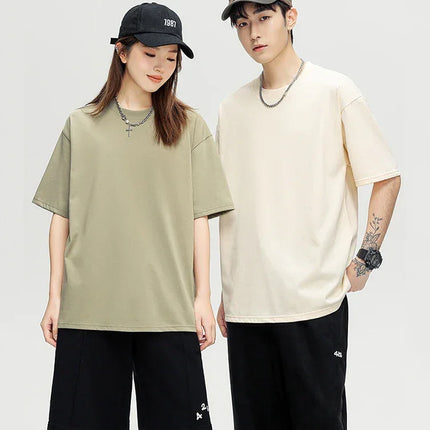 Anbican Men Summer T Shirt Loose Fit Short Sleeve Tee by zapcart