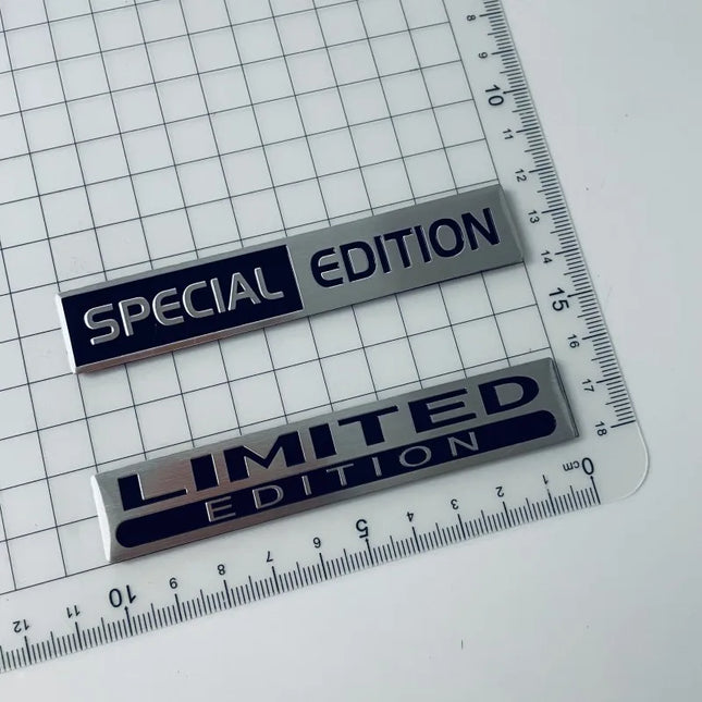 YesPlease 3D Metal Limited Edition Car Emblem Sticker by zapcart