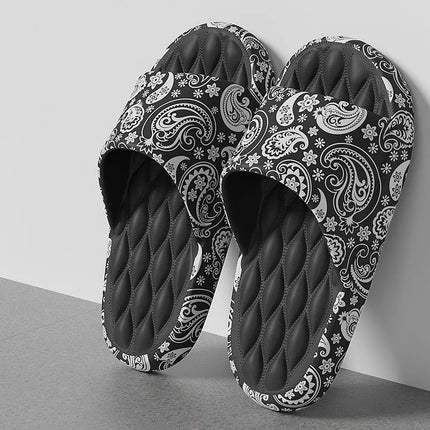 Zapcart Plus Size Graffiti Men Slippers EVA Sole Slides