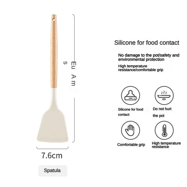 Choice 3Pc Silicone Spatulas Set For Home Cooks High Temp by zapcart