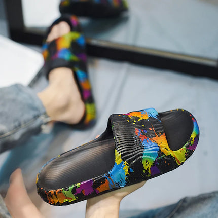 Men's EVA Non Slip Slippers Qztzx Outdoor Beach Sandals
