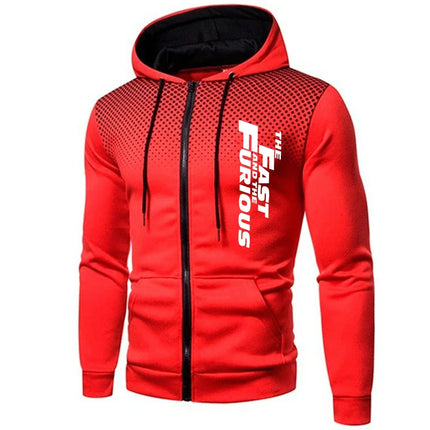 VIPOLCN Men Hooded Tracksuit Comfort Zip Up Sweatshirt Pants by zapcart