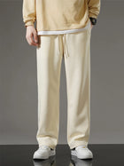 Anbican Mens Sweatpants Korean Fashion Drawstring Wide Leg by zapcart