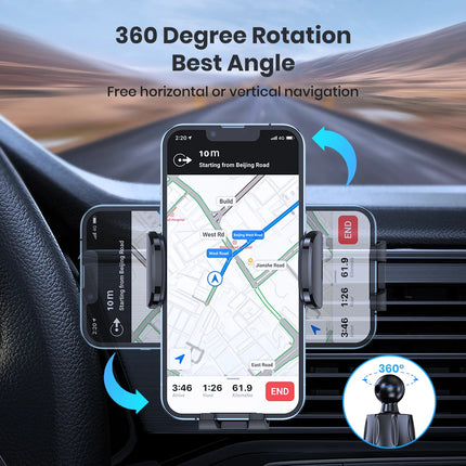 TOPK Car Phone Holder Gravity Clamp For All Phones Pro by zapcart