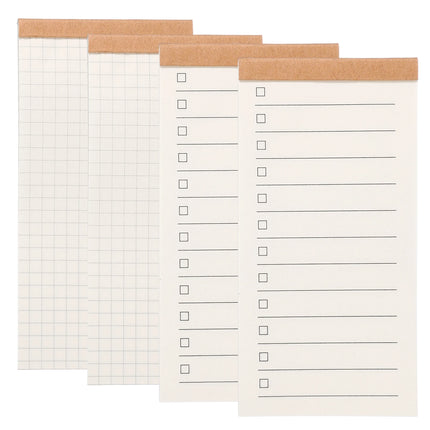 4/8Pcs Portable Field Notes Small Notepads 50Sheet Pocket Notebooks Memo Book to Do List Organizer Planner Daily for Work Office by zapcart