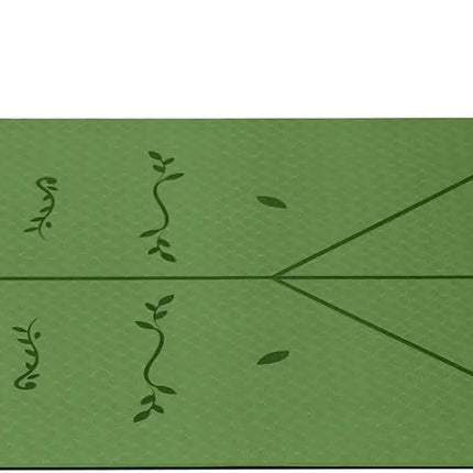 Good Nite 6mm TPE Yoga Mat Non Slip Alignment Lines Pilates by zapcart