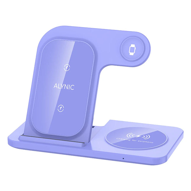 VIKEFON 30W Fast Wireless Charger Stand 3 In 1 For iPhone by zapcart