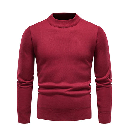 Men's Cozy Warm Velvet Pullover Sweater ENWEIGECN Slim Fit by zapcart