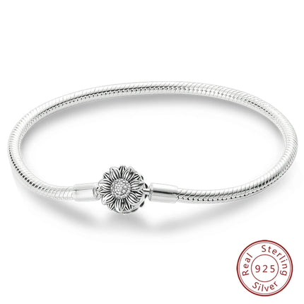 IQMAC Original Sterling Silver 925 Charm Bracelet For Women by zapcart