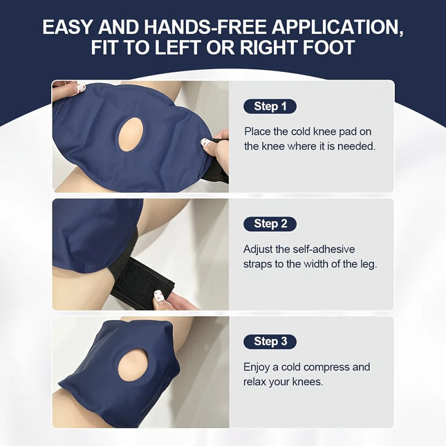 Choice Nylon Gel Knee Ice Pack Athlete Relief Therapy by zapcart