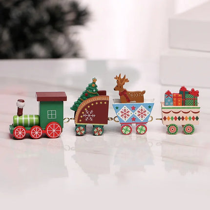 Gooparty Wooden Christmas Train Ornaments For Kids Decor by zapcart
