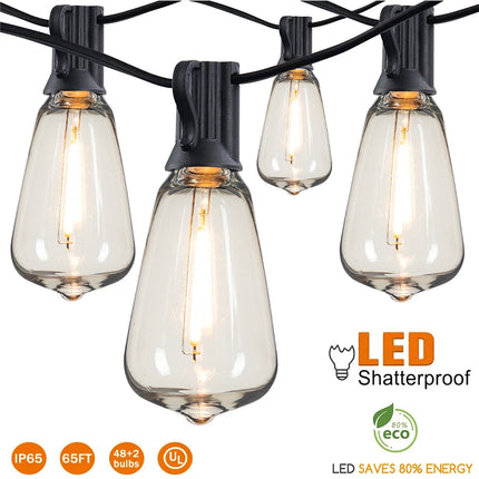 Ganriland Led String Lights Outdoor Shatterproof IP65 by zapcart