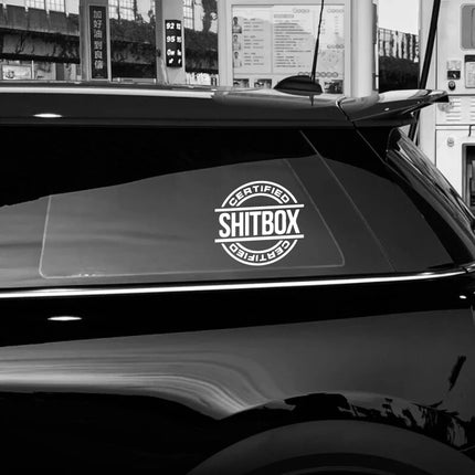 Shitbox Certified Stickers For Cars Trucks Laptops Durable by zapcart