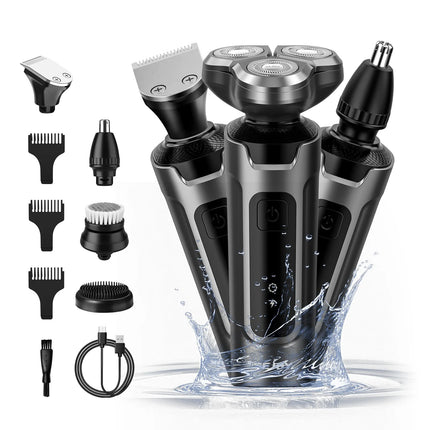 SEJOY 3 In 1 Mens Electric Shaver Waterproof Nose Trimmer