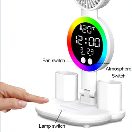 Feimefeiyou Rechargeable LED Desk Lamp for Students Reading