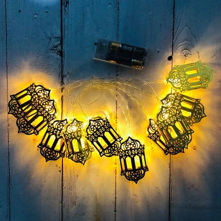 Wayfun Eid Mubarak Moon Star Light String for Ramadan Decor by zapcart