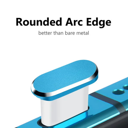 Choice Metal Dust Plugs For iPhone Type C Port 2 Pack Guard by zapcart