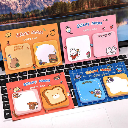 Choice Kawaii Animal Sticky Notes Special Shape Office Paper by zapcart