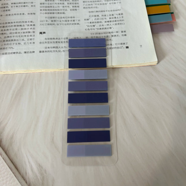 4800-200Sheets Transparent Note Book Tabs Index Creative Memo Pads Sticky SchoolOffice Stationery Self-Adhesive Stickers by zapcart