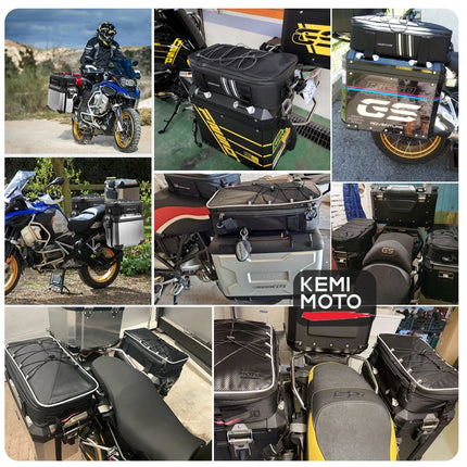 KEMiMOTO Top Bags For BMW Riders R1200GS LC R1250GS Luggage by zapcart