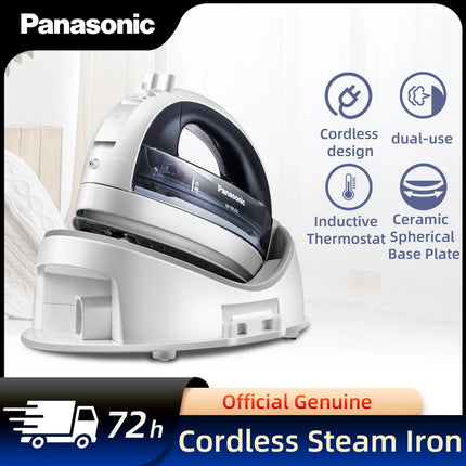 Panasonic Cordless Steam Iron 2400W Ceramic Soleplate Home by zapcart