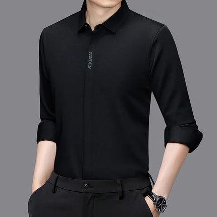 Choice Mens Wrinkle Resistant Long Sleeve Shirt Casual by zapcart