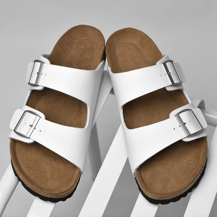 Cymercan Men Leather Sandals Breathable Antiskid Comfort by zapcart