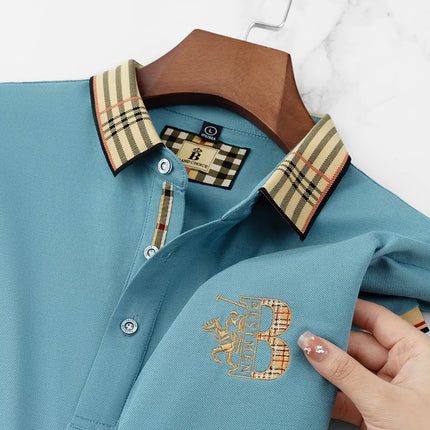 CN Jiangxi Mens Polo Shirt Luxury Embroidered Anti Wrinkle by zapcart