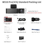 AZDOME M550 Pro Dash Cam 4K Front GPS Night Vision for Cars by zapcart