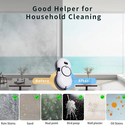 Zqoxinnova Robot Window Cleaner Pro Auto Clean Glass Home by zapcart