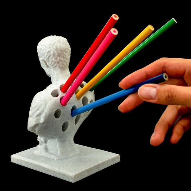Choice Julius Caesar Statue Desk Pen Holder Organizer Gift by zapcart