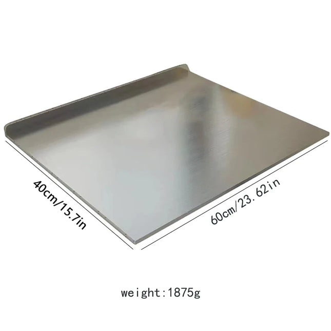 Stainless Steel Cutting Board 60x40cm Multifunctional Home by zapcart