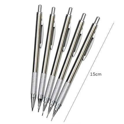 Mechanical Pencil Set 0.3 to 2.0mm Full Metal for Artists by zapcart
