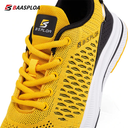 BAASPLOA Men Breathable Mesh Running Shoes Non Slip Comfort by zapcart
