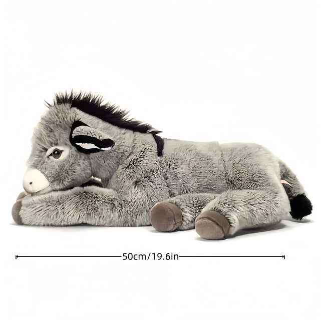 Large plush toy donkey soft and fluffy giant donkey doll cute long-legged donkey pillow children's gift by zapcart