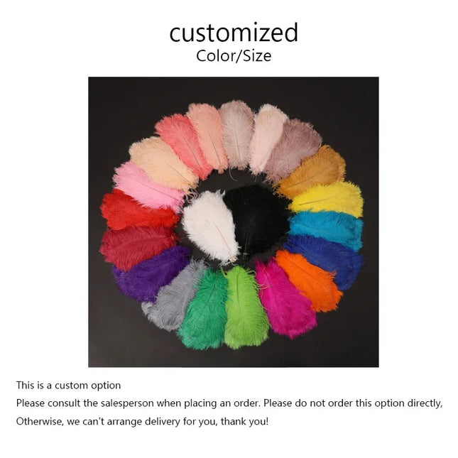 LNLZ Nordic Ostrich Feather Floor Lamp For Living Room