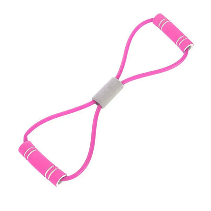 Unisex Yoga Elastic Band 8 Word Chest Expander Workout by zapcart