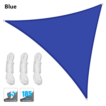 Waterproof Triangle Sun Shade Sail 5x5m Canopy Garden by zapcart