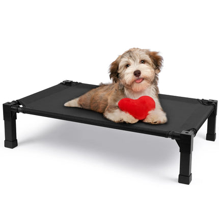 Hign Elevated Dog Bed Cooling Raised Pet Cot Breathable