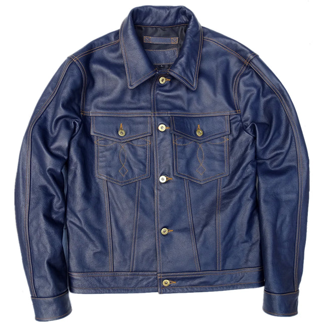 Others Premium Men Leather Jacket Cowhide Winter Coat by zapcart