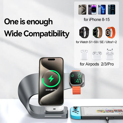 4 In 1 Magnetic Wireless Charger iPhone AirPods Watch by zapcart