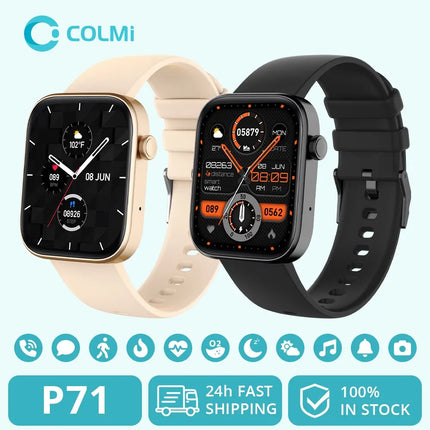 Colmi P71 Voice Calling Smartwatch For Health Minded Users by zapcart