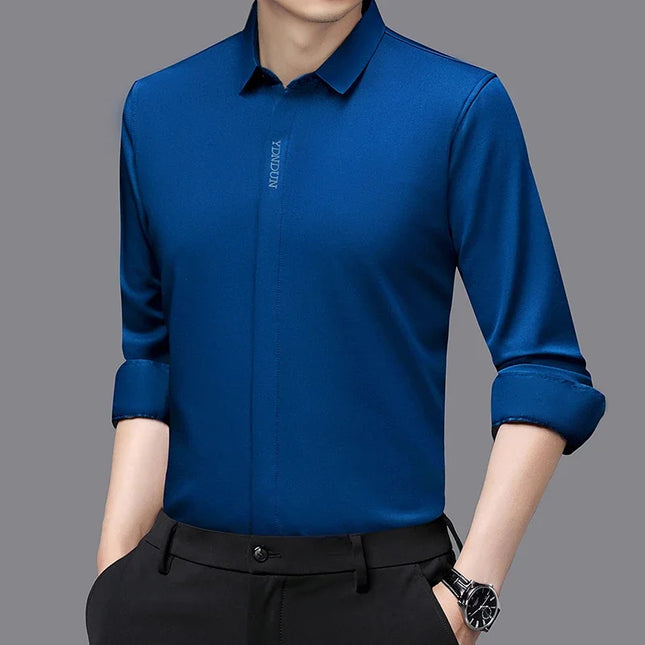 Choice Mens Wrinkle Resistant Long Sleeve Shirt Casual by zapcart